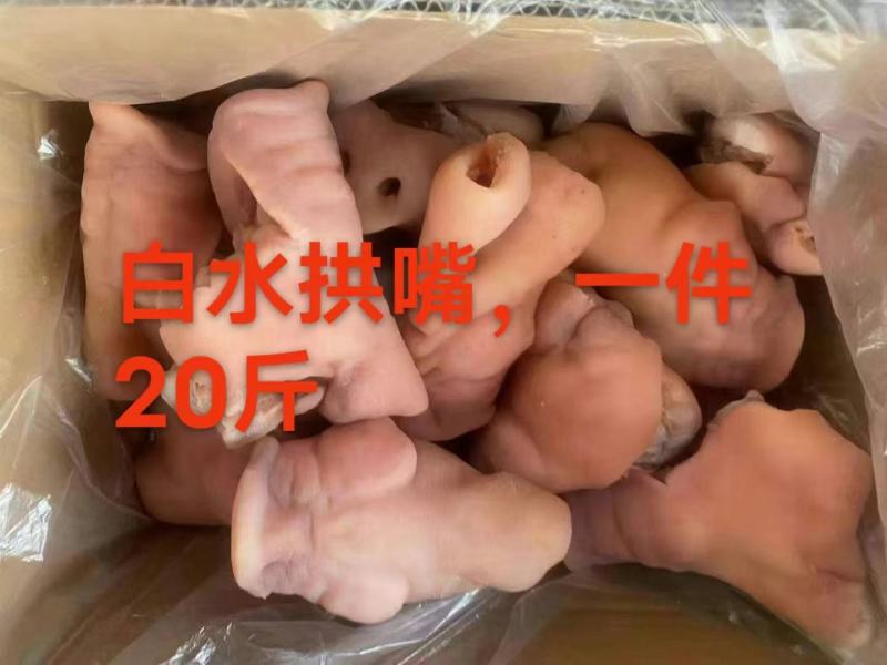 去骨白水熟猪拱嘴干净均匀适合所有地方卖一件20斤常年批发