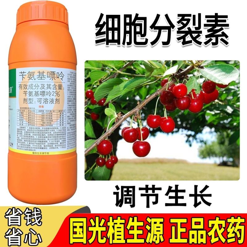 国光农药植生源2%苄氨基嘌呤植物生长调节剂细胞分裂素催花