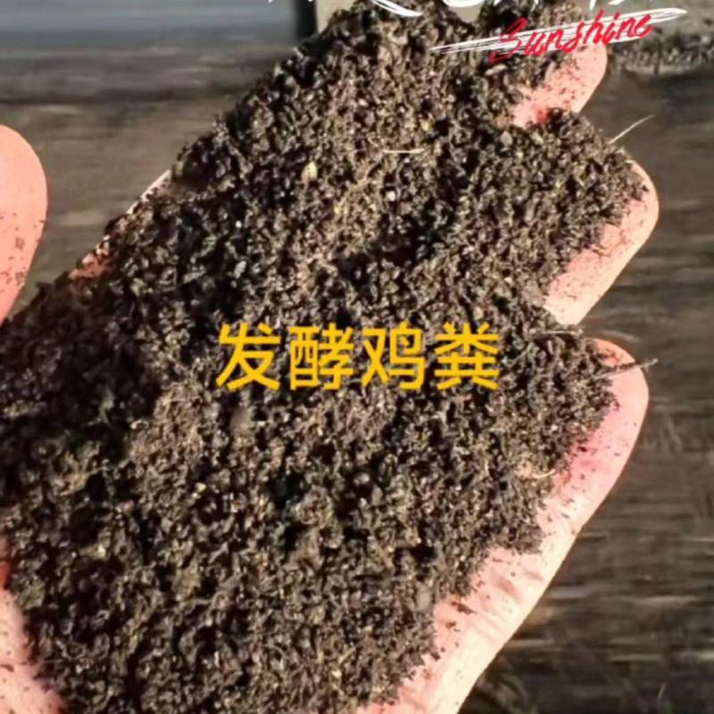 发酵纯鸡粪高温发酵腐熟百香果种植茂丰肥业