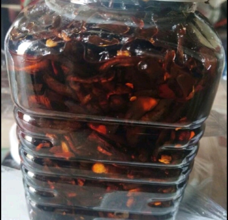 鸡枞油纯菜籽油炸野生鸡枞油1公斤/瓶（带瓶带油）全国包邮