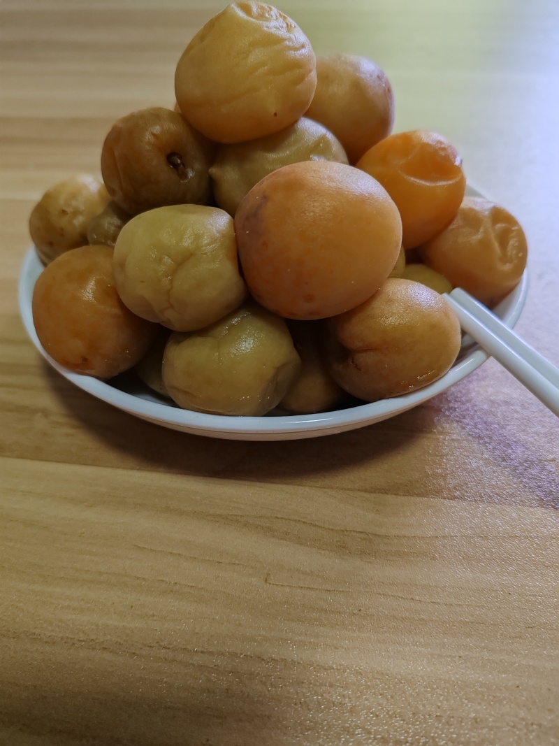 咸水梅纯盐水腌制煮鱼卤肉点酱泡水产地新圩