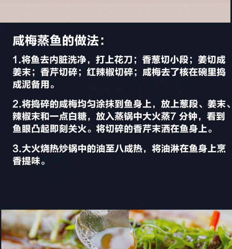 咸水梅纯盐水腌制煮鱼卤肉点酱泡水产地新圩