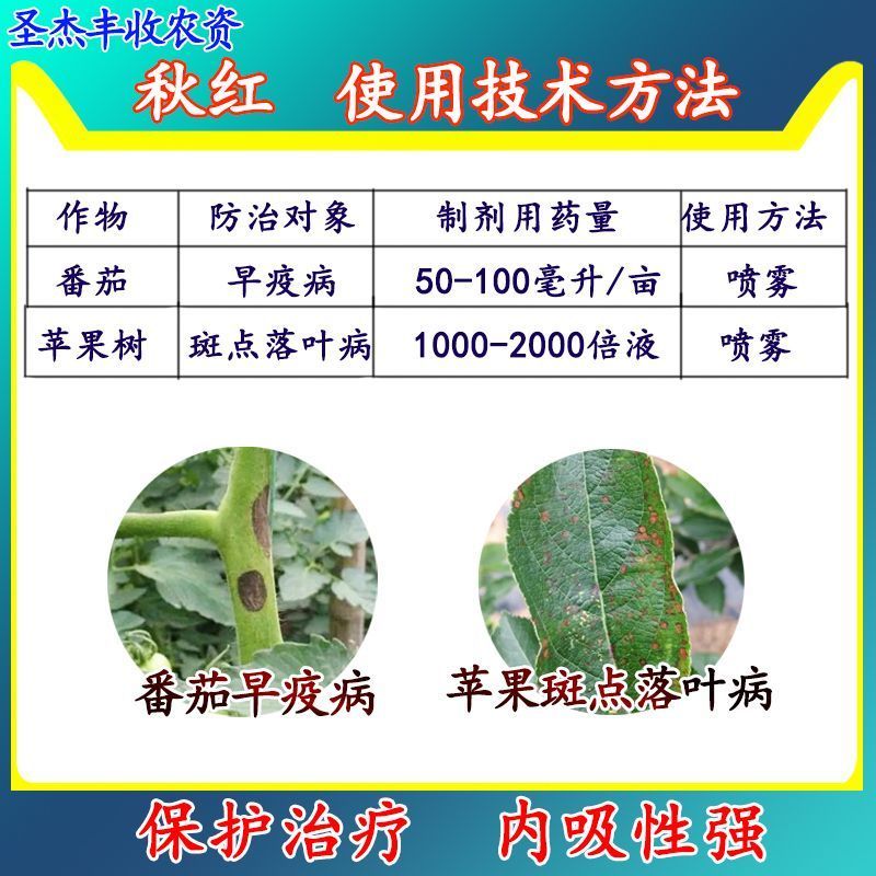 异菌脲苹果树斑点落叶病番茄灰霉病疫病农药杀