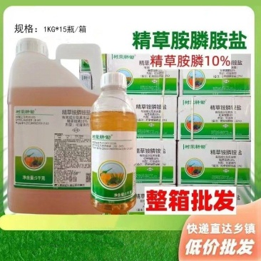 树荣10%精草铵膦铵盐杂草除草剂草铵膦除草剂非耕地除草剂