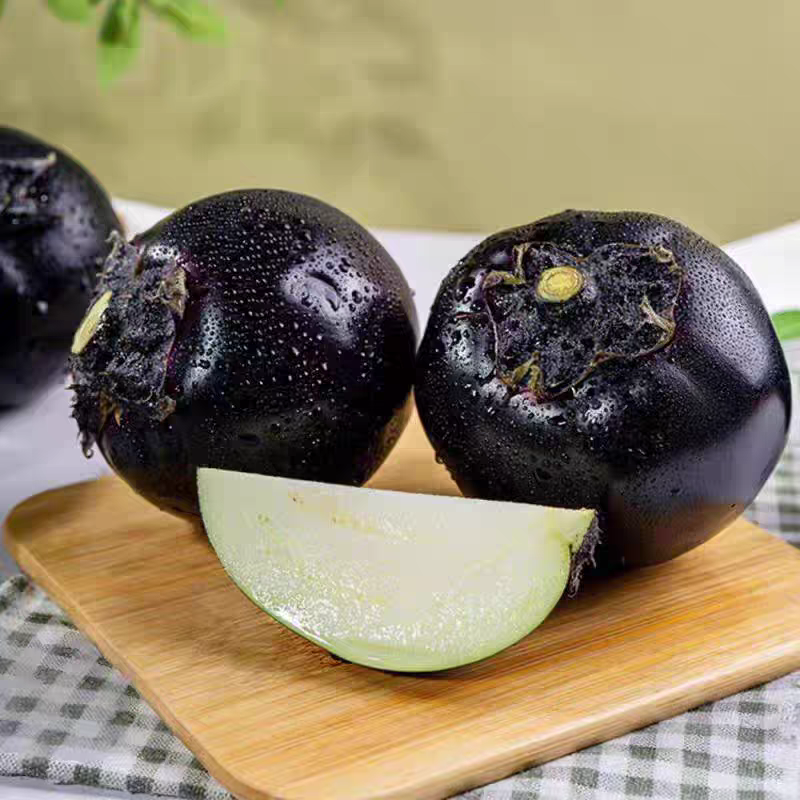 河北茄子/紫黑圆茄/石家庄圆茄/大量出货/量大从优