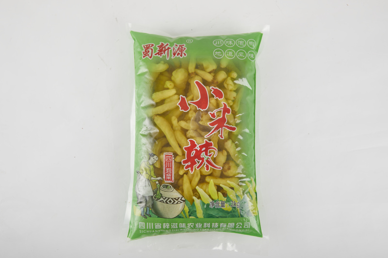 蜀新源泡小米辣2千克*6袋装，净重24斤，商用批发皆可