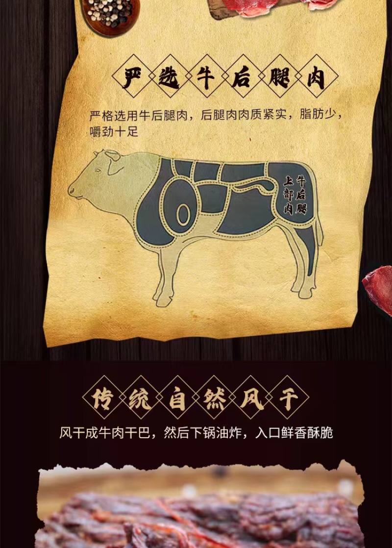 云南牛干巴品质保证诚信经营欢迎联系接商超市场电商