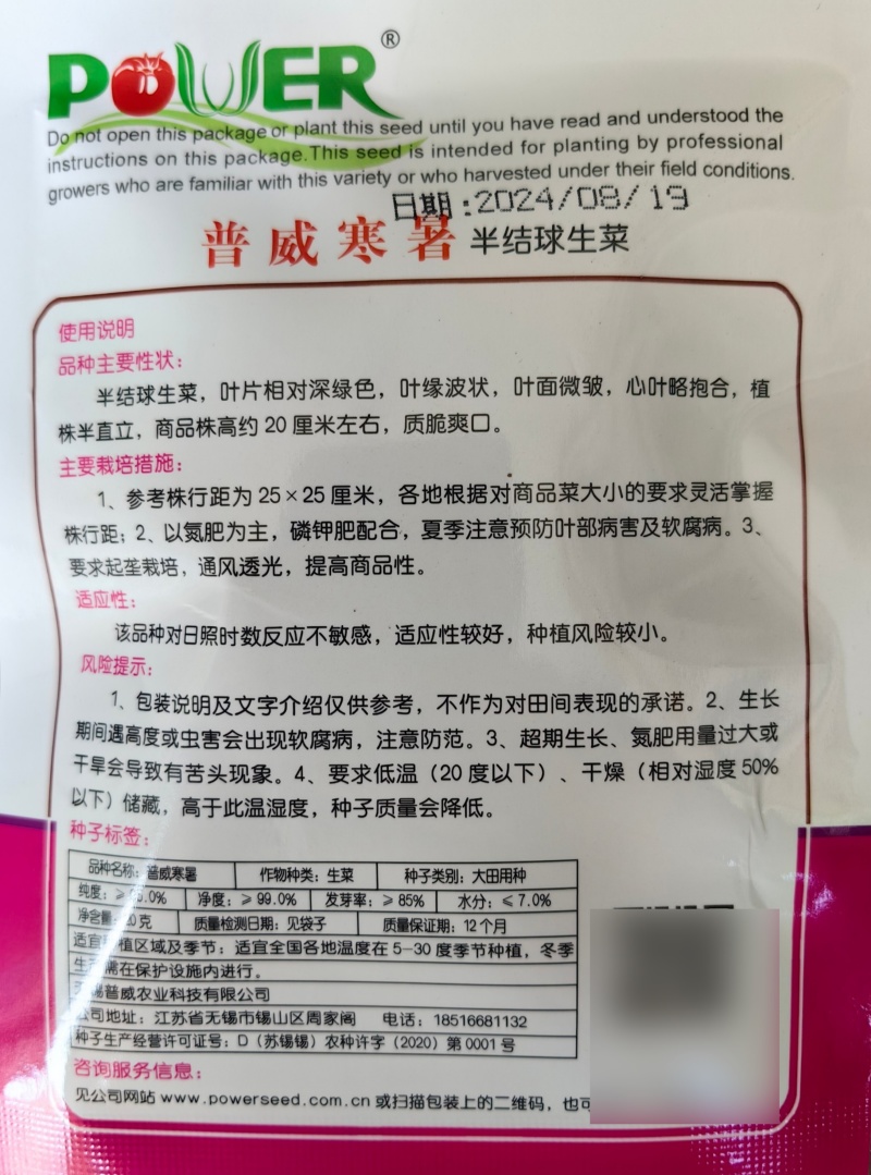 深绿生菜种子普威寒暑生菜耐热耐寒半结球四季意大利生菜种子