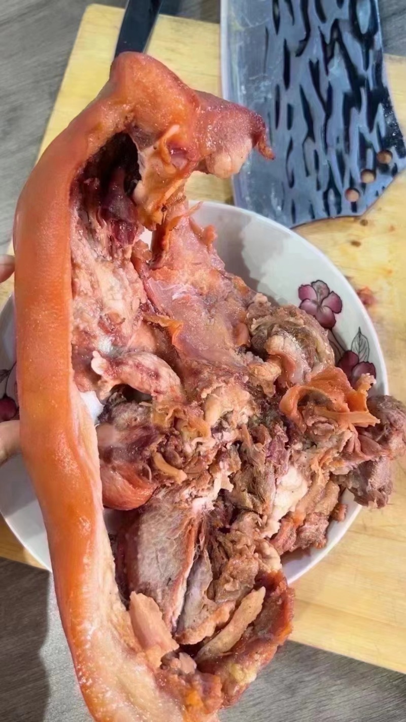 卤味熟食猪头肉卤猪头肉全熟卤猪头肉去骨猪头肉