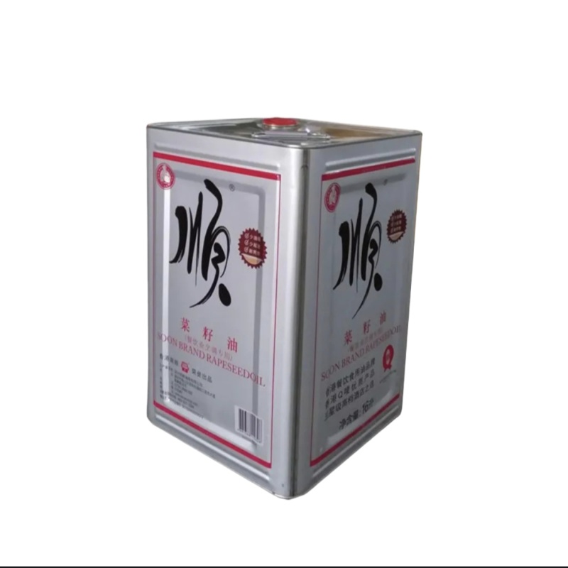 顺唛菜籽油16L铁桶餐饮业烹调酒店专用商用煎炸