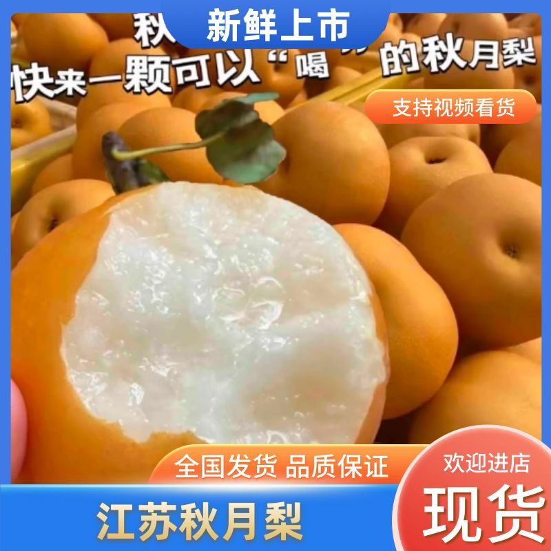 精品秋月梨，口感脆甜，糖度极高，产地直发，可视频看货！