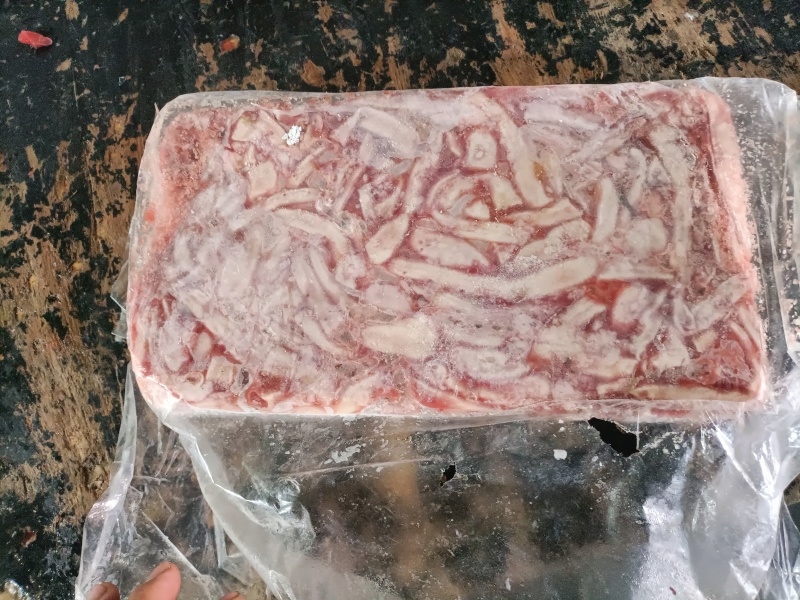 内蒙古锡林郭勒草原羊心管，新鲜羔羊心管，去油干净，实图。
