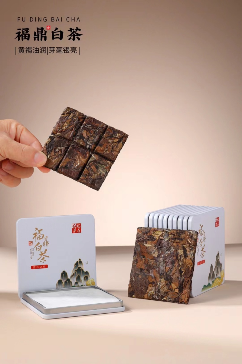 福鼎白茶高山老白茶寿眉陈年日晒白牡丹贡眉茶叶礼盒装