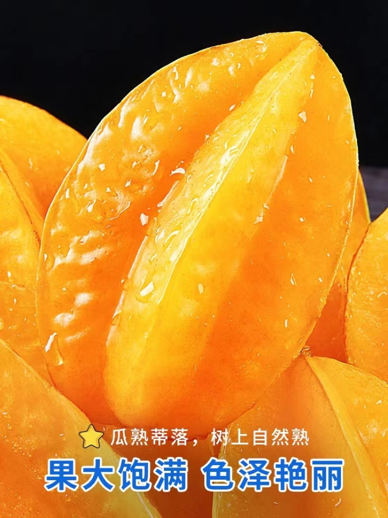 福建下河杨桃当季水果水分足送酸梅粉产地直发按需发货