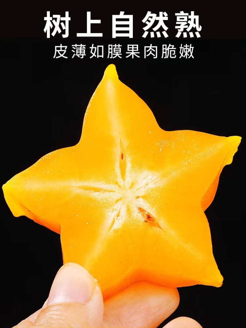 福建下河杨桃当季水果水分足送酸梅粉产地直发按需发货