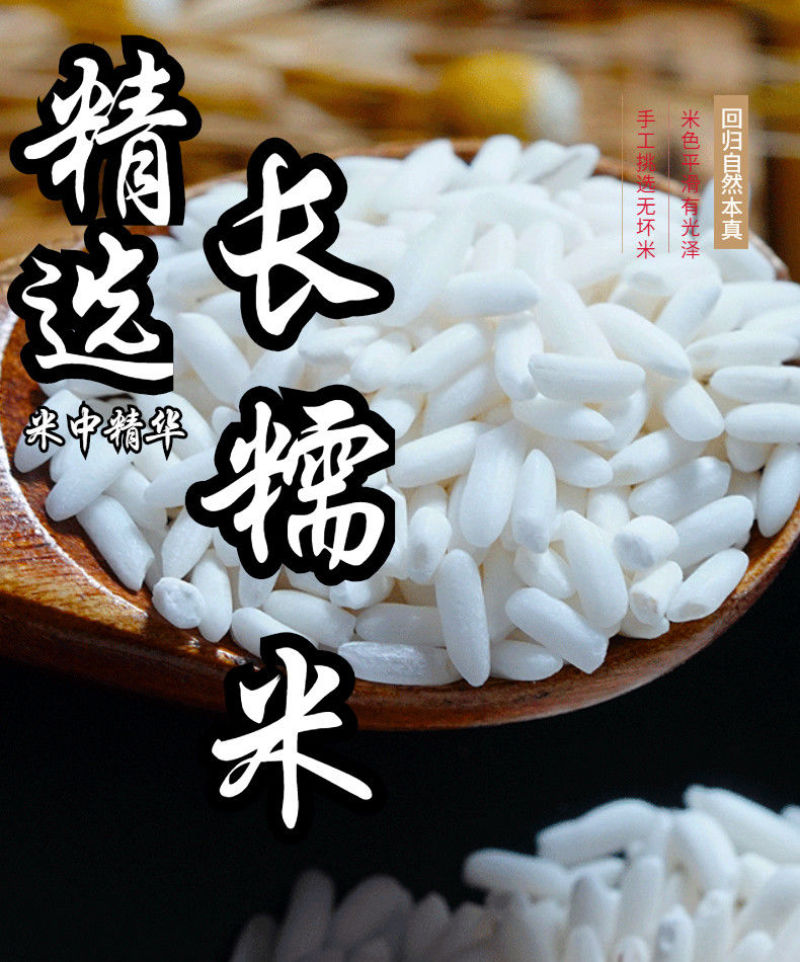 长粒糯粘糯米粽子专用糯米包邮