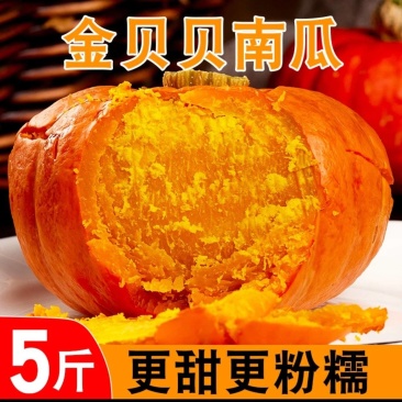 源头红贝贝南瓜一件代发对接电商4.5斤粉糯香甜红宝贝红魔