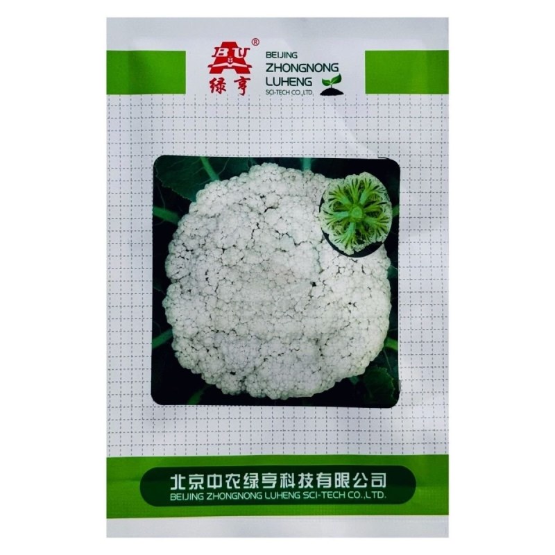 绿亨松甜70松花菜种子中早熟花菜花椰菜种籽花球扁圆松大花