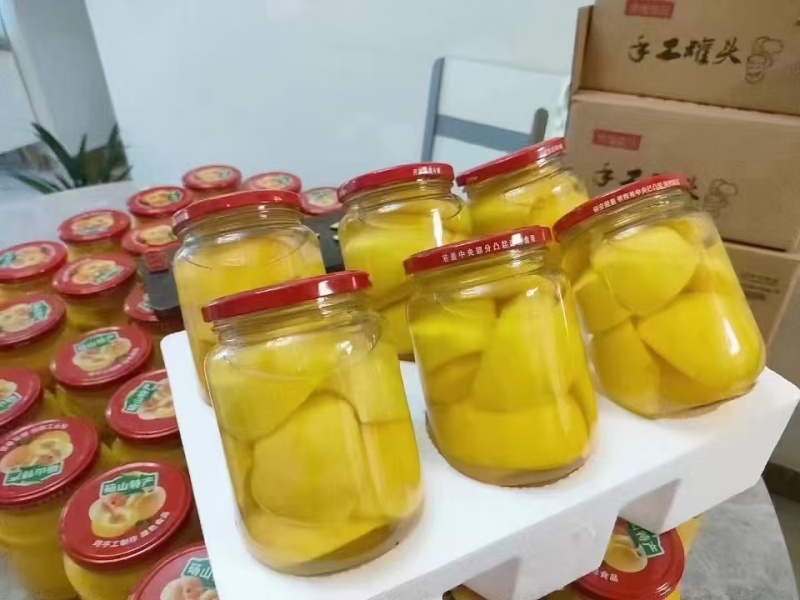 砀山黄桃罐头零添加剂，无防腐剂农家果园纯手工制作！