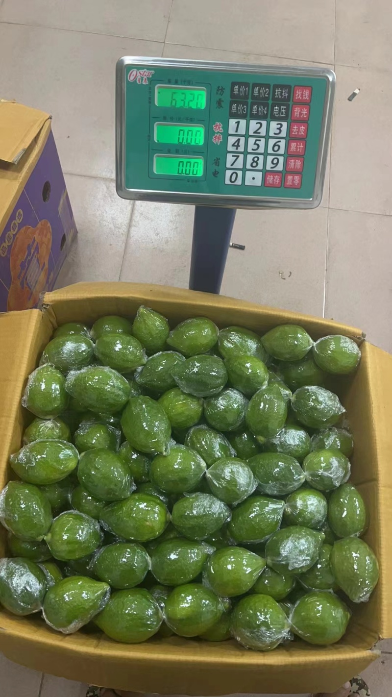 香水柠檬无籽柠檬一级果广东香水柠檬一手货源