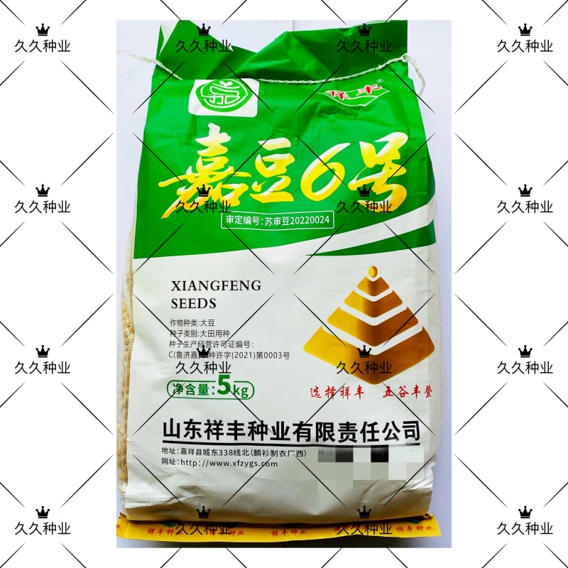 嘉豆6号黄豆种子高层抗病优质大豆种籽农家大田基地春夏播