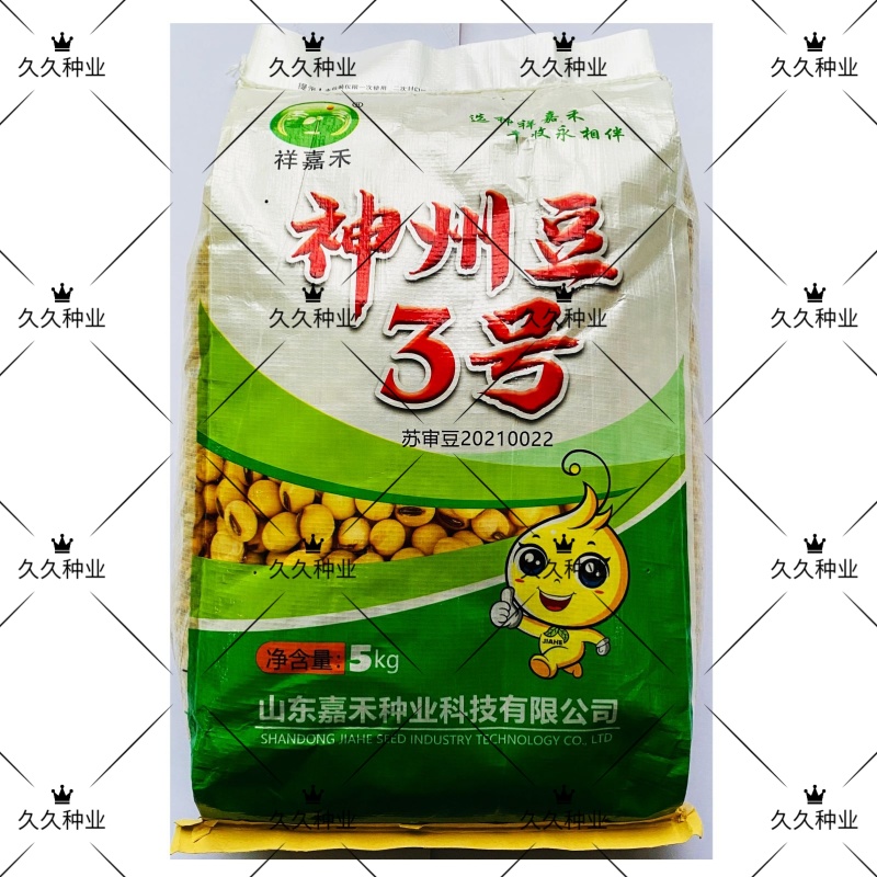 神州豆3号黄豆种子高产抗病优质不裂荚籽粒饱满夏大豆籽