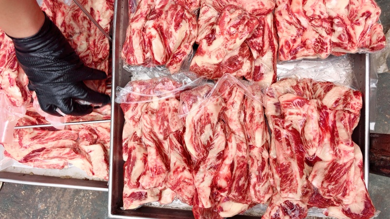 腹肉条烧烤烤肉串串都适合用口感鲜美