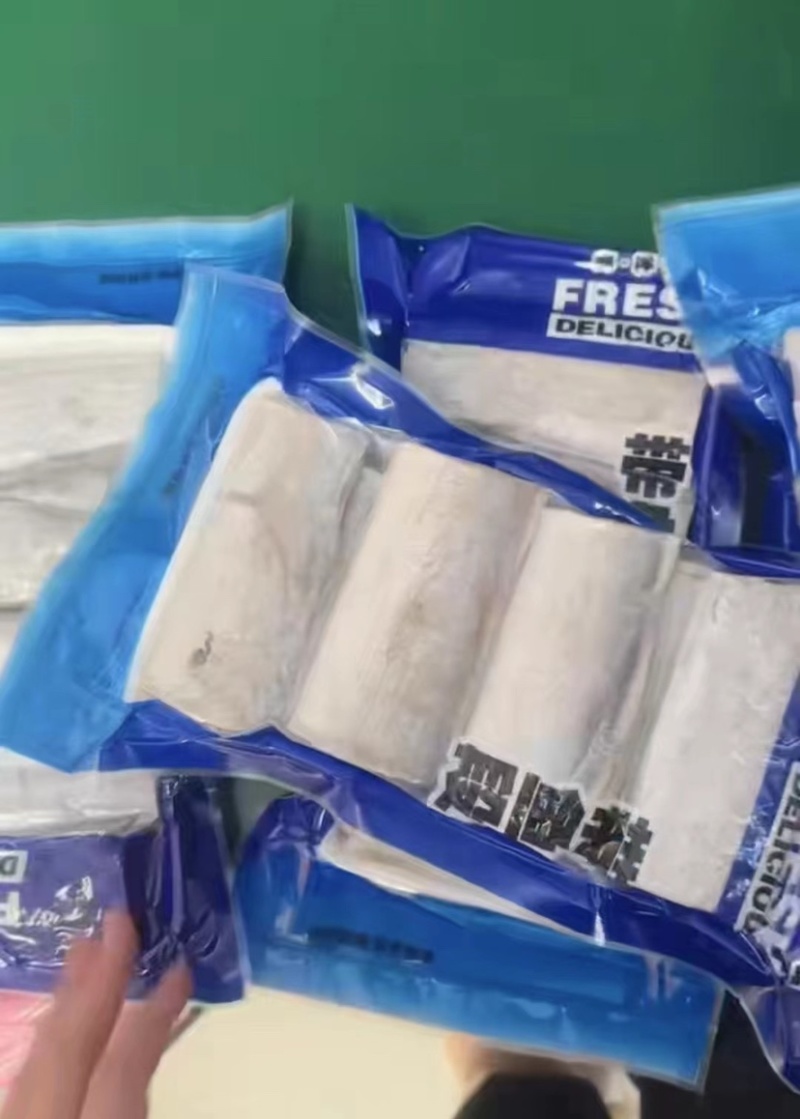 优选精品带鱼去头去尾带鱼段新鲜带鱼刀鱼切取中间段
