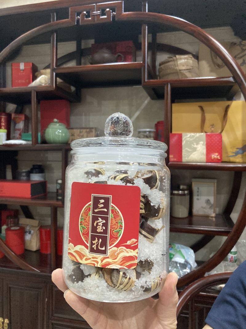 新会梅江陈皮三宝扎7年陈皮干扎口感好