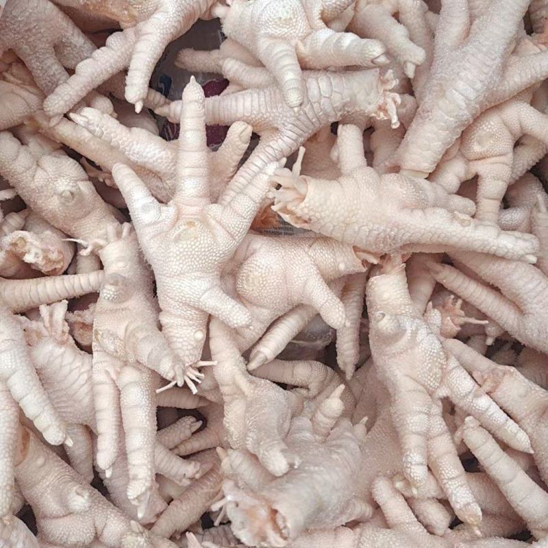 冻鸡脚干净均匀适合所有人群食用1件18斤常年批发