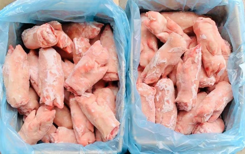 冻猪前蹄均匀干净适合所有人群食用1件20斤常年批发