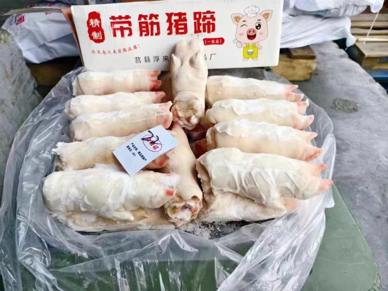 冻猪前蹄均匀干净适合所有人群食用1件20斤常年批发