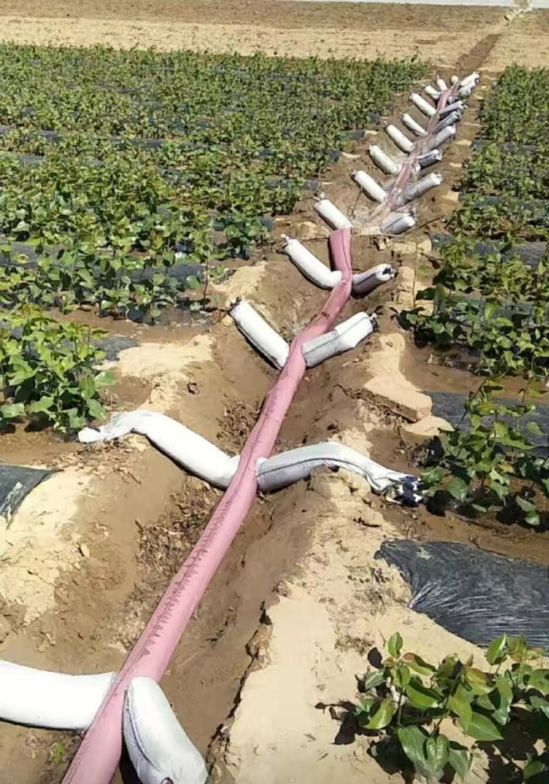 厂家直销加厚浇地灌溉神器布水带管子垄沟地龙多袖水龙带农用水带
