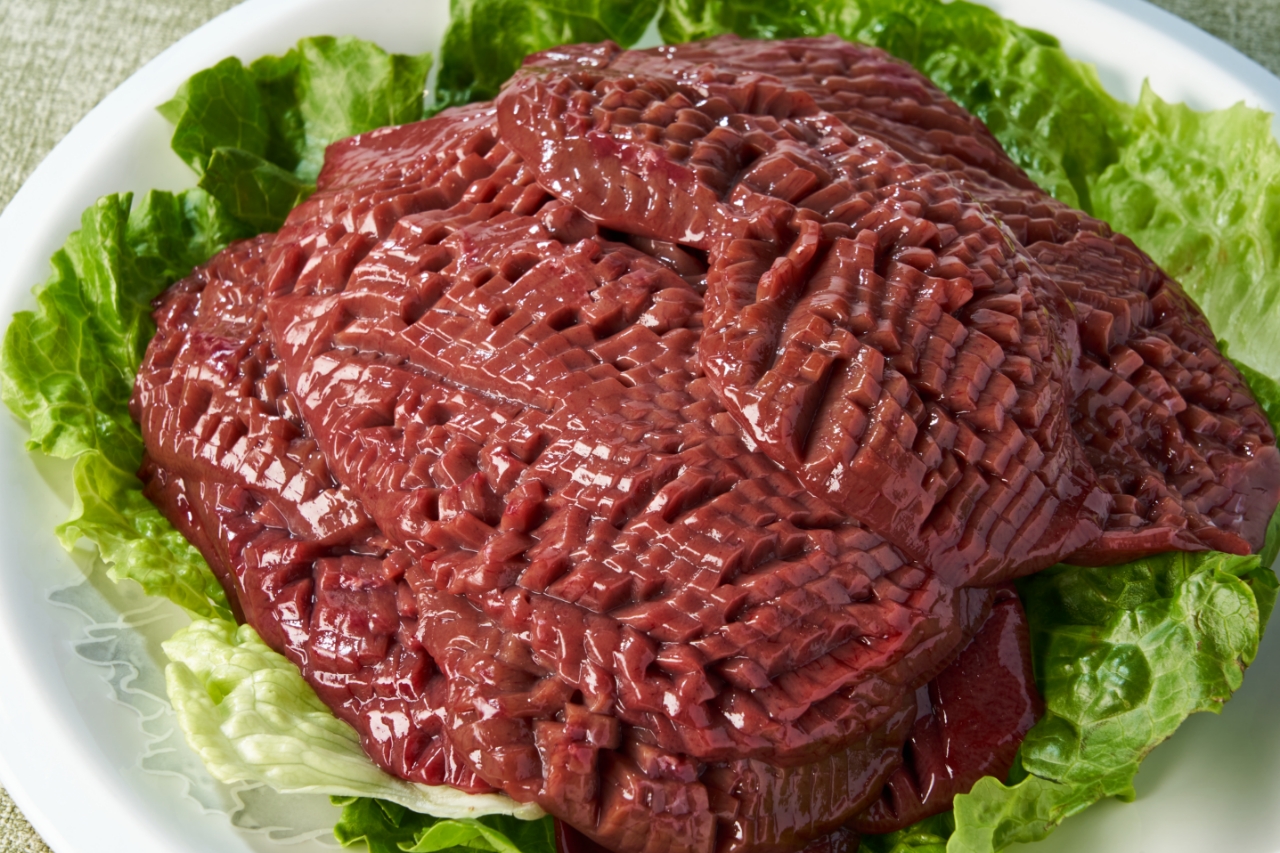 食材切片准备图