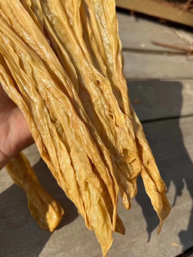广东河源和平黄豆腐竹纯手工山泉水制做