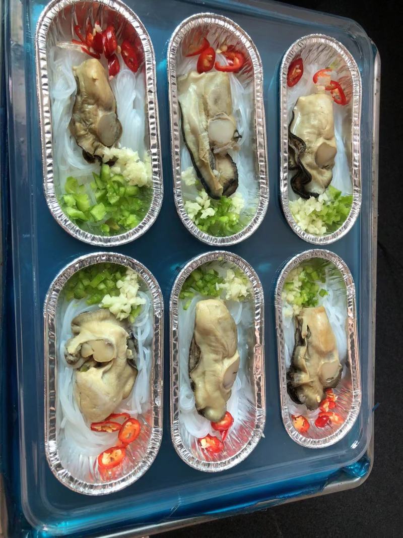 蒜蓉粉丝生蚝+厂家直销+72只装+10g以上蚝肉
