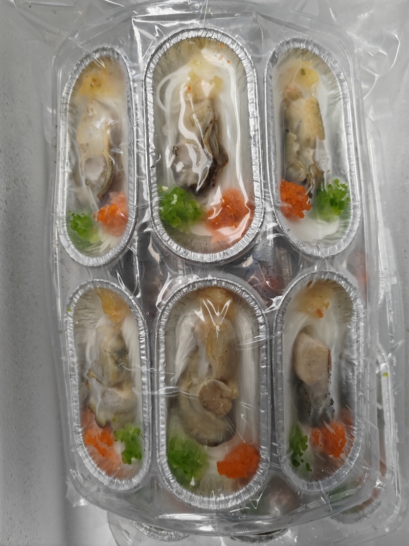 蒜蓉粉丝生蚝+厂家直销+72只装+10g以上蚝肉