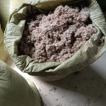 棉渣，棉灰