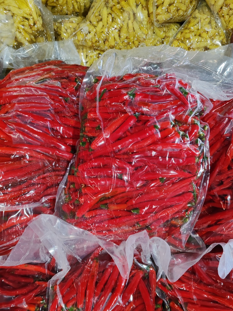 【泡菜】泡二荆条3号线椒长红泡椒泡辣椒精品货承接各种泡辣
