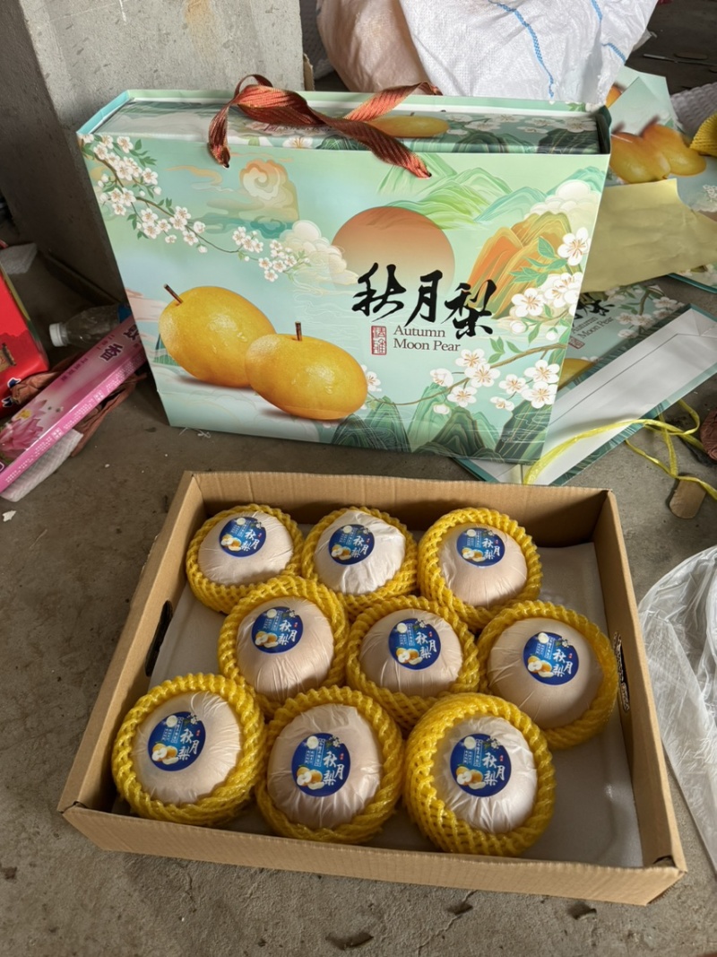 秋月梨礼盒包装送礼佳品支持全国代发货源充足质量保证