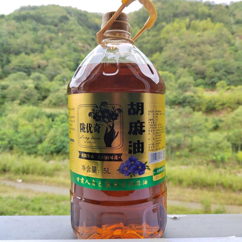 浓香小榨胡麻油5L装