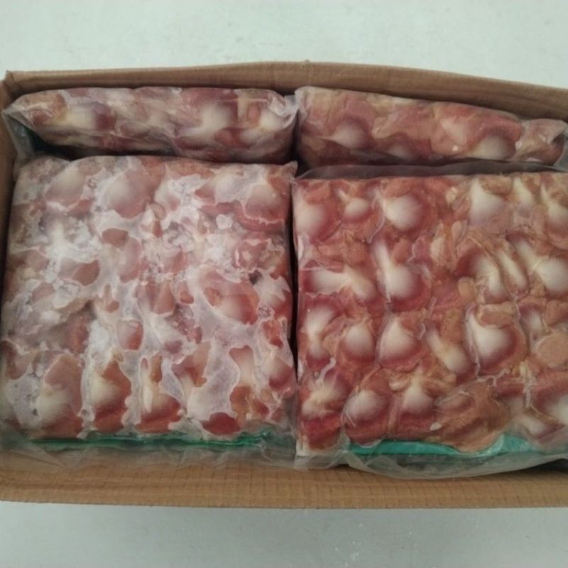 六和鸭肫S/M1kg*12包冷冻生鲜鸭胗鸭胃生鸭肉烧烤