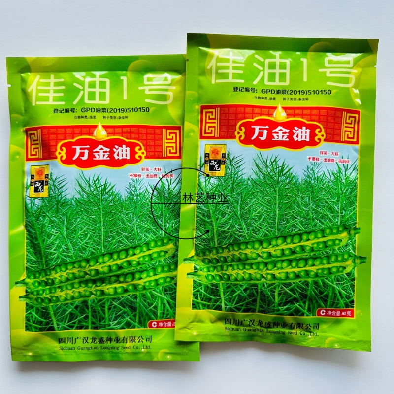 佳油1号万金油油菜种子中熟杂交甘蓝油菜种籽抗寒抗病抗裂