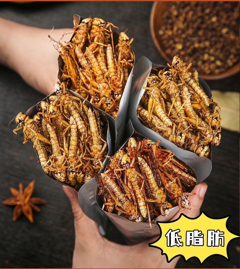 蚂蚱蝗虫批发新鲜烧烤昆虫油炸高蛋白蚱蜢新鲜活冻蚂蚱