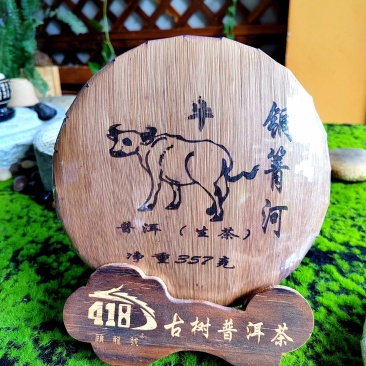 十二生肖饼铜箐河生态茶原料压制357克饼