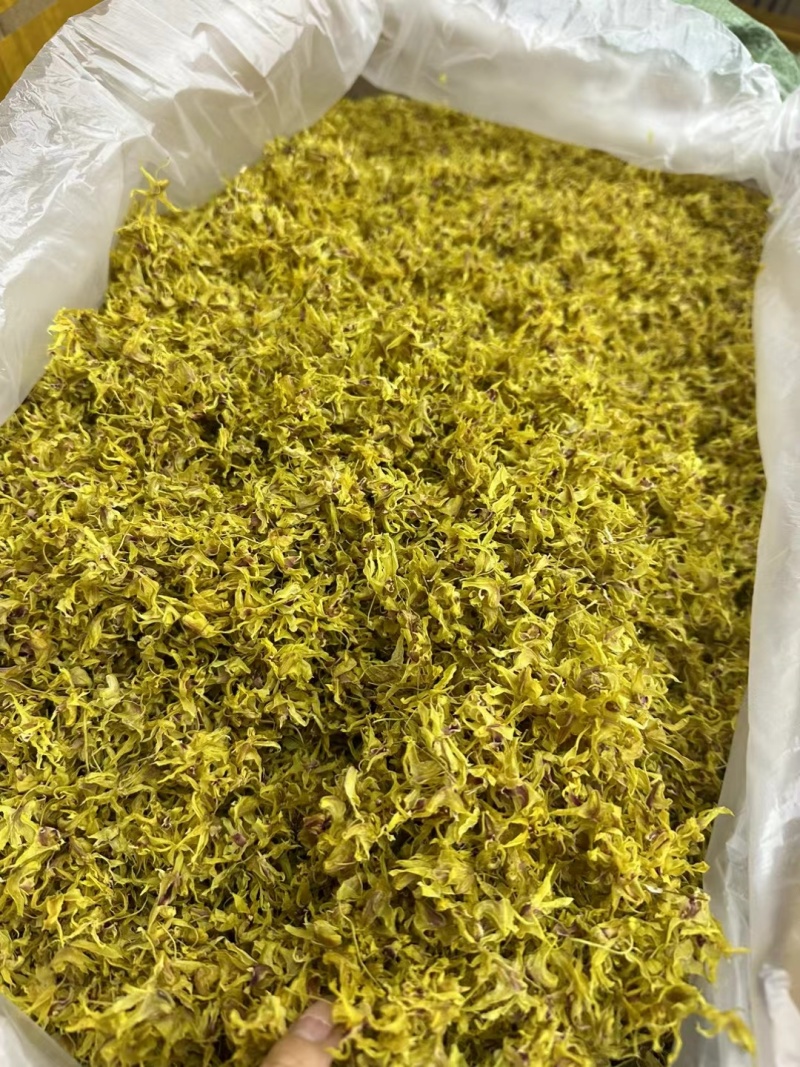 铁皮石斛干花，干度够一捏就碎，花型饱满，