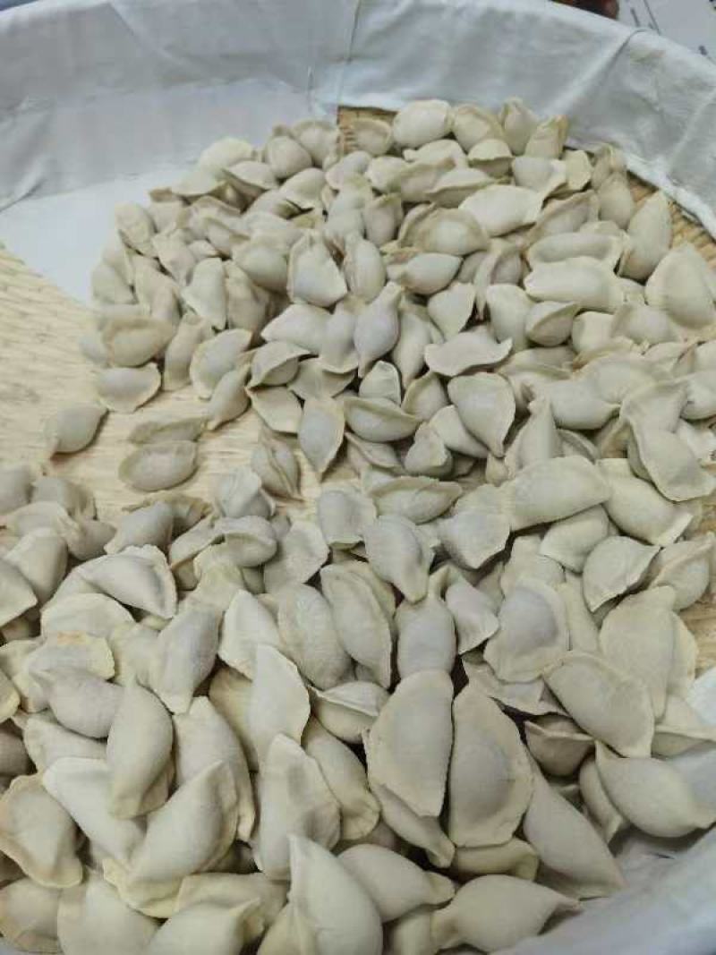 手工水饺零添加本地纯天然食材皮薄馅足厂家直发全国供货