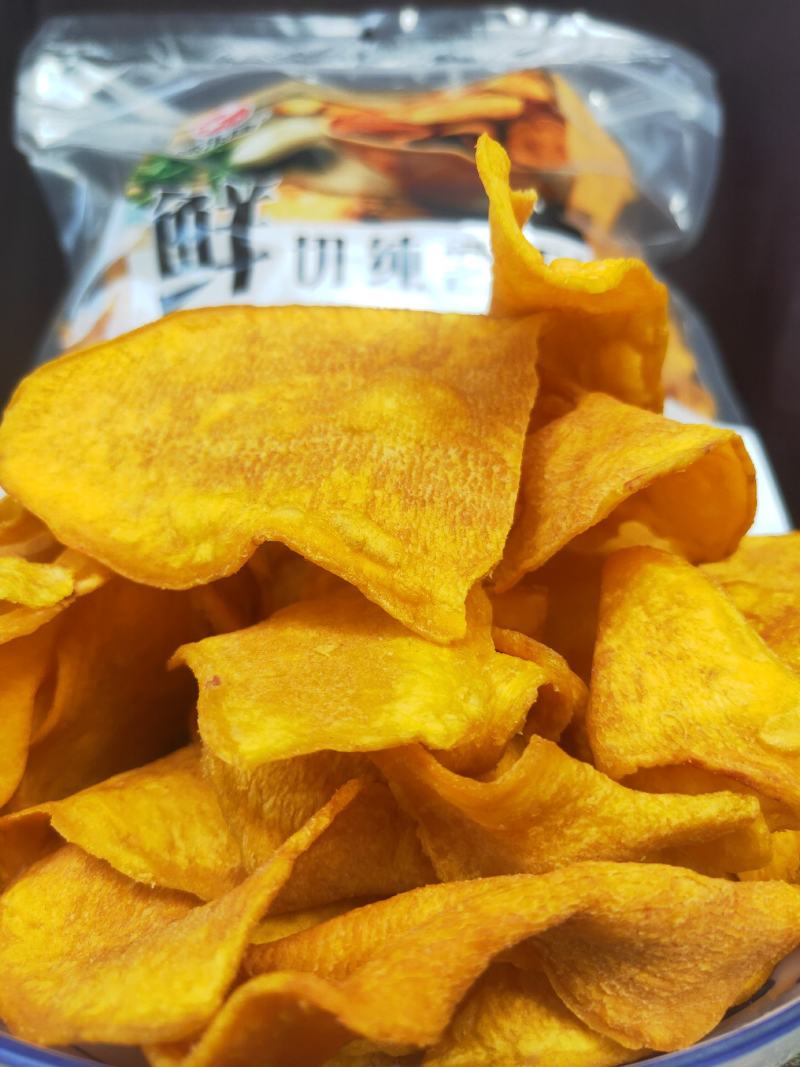 炸薯片，天然食品，不加糖，入口酥脆，更喜欢。