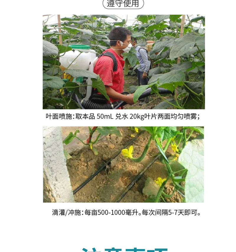 施劲章植物疫苗解药害降农残有机水溶肥料植物免疫
