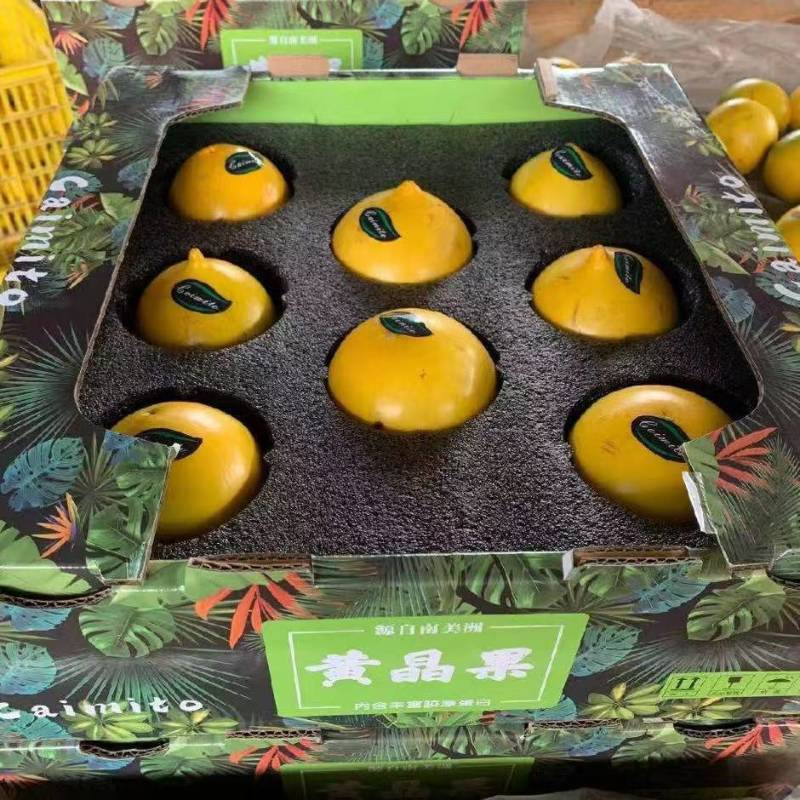 黄晶果接受代发，批发不包运费，带礼盒装
